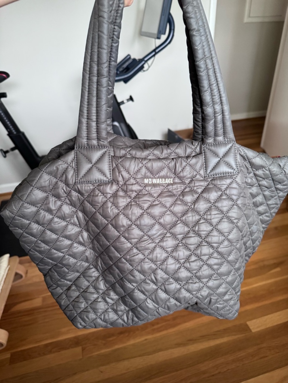 MZ Wallace Metro Large Tote in Gray